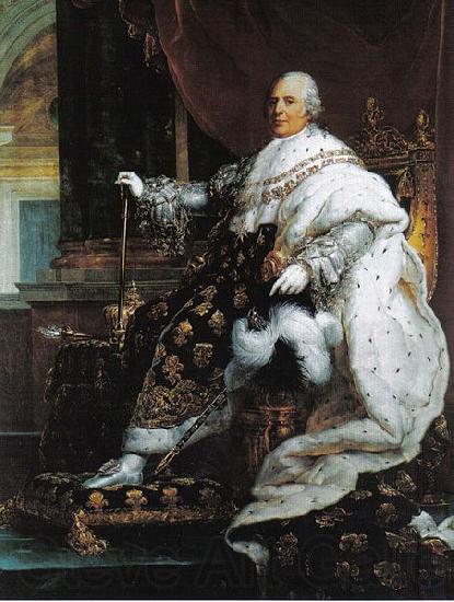 Francois Pascal Simon Gerard Portrait of Louis XVIII Germany oil painting art